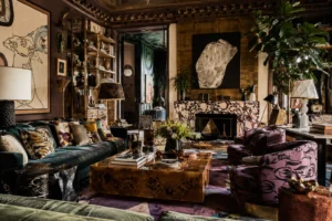 maximalist living room